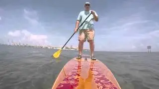 Kaholo 14 first paddle at Virginia Key SUP6