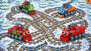 🚂 Train Tiles Express Puzzle (Tundra Level) | Android Gameplay Ep.516