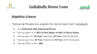 Indiabulls Home Loan Policy in English