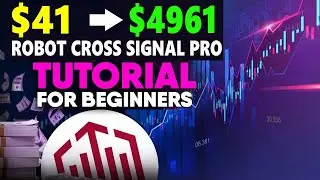 Robot Cross Signal Pro Quotex Strategy For Beginners - $41 to $4961 Profit