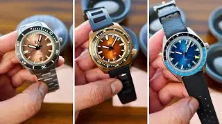 Zelos Sales - Swordfish 40mm TI, Hammerhead V3 Bronce y Horizons V2 GMT