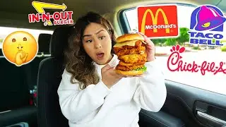 i only ate Fast Food SECRET MENU ITEMS for 24 HOURS!