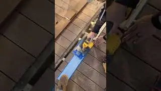 Accu-cut perfect for decks #decks #copositedecking #circularsaw #constructiontips  #shorts