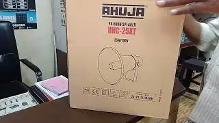 #AHUJA UHC -25XT 25W/100V PA Horn Speaker Unboxing#Ahuja Showroom#Vizag/9550129265 Please Like👍