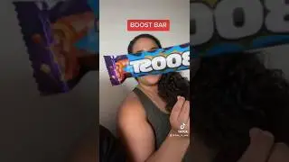 BOOST BAR! AMERICAN TRIES UK FOOD FOR THE FIRST TIME!