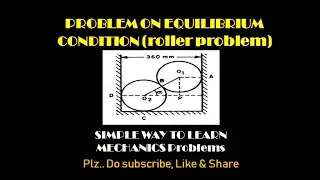 PROBLEM ON EQUILIBRIUM CONDITION || USING CONDITIONS OF EQUILIBRIUM & LAMI'S THEOREM