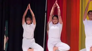 Kids Yoga demonstration_legacy of Hindu temple Omaha