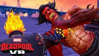 DEADPOOL VR - Ghost Rider & DP Tag-Team Mephisto | Boss Fight