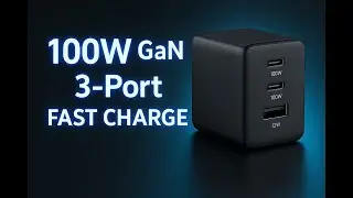 Anker Nano 100W GaN Charger Review (3-Port): Compact Fast Charge for MacBook, iPhone & Galaxy