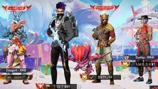 BR-RANK NO-1 RUSH GAMEPLAY || CS-BOY GAMING WINTER EVENT 🏆. @LalitaNayal .
