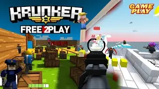 Krunker ★ Gameplay ★ PC Steam [ Free to Play ] Pixel online shooter Game 2021 ★ HD 1080p60FPS