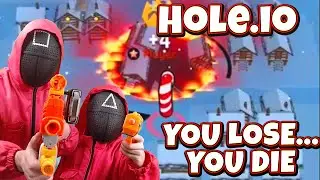 Hole.io...But It's Squid Game