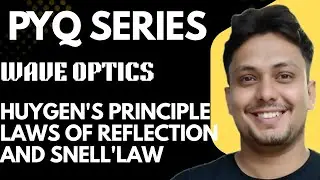 Huygens’ Principle Explained | Derivation of Snell’s Law & Law of Reflection | Class 12 Physics