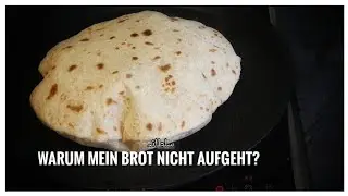 Haferflockenbrot Super weich Ohne Hefe,Eier und Backpulver \Pfannenbrot Rezept\Haferflocken Rezept.