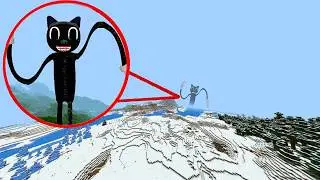 I Found NEW Cartoon Cat in Minecraft PE!