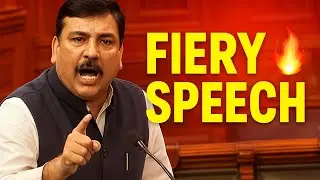 Sanjay Singh's Fiery Parliament Speech | Slams BJP Over Key Issues #parliament #video #bjp 😱