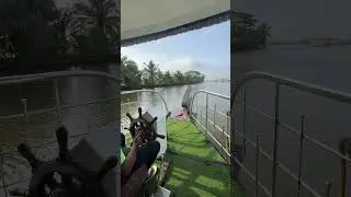 Alleppey Backwaters Luxury Boathouse Stay🛥️#Kerela #Alleppey #alleppeybackwaters #houseboat #travel