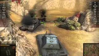 World of Tanks HQ 8.1 Gameplay - E-100 - First battle