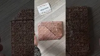 How to make an envelope without tape or glue #fyp #diy #origami #asmr #gift #diyart #shorts #art