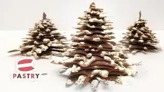 How to make a Chocolate Christmas Tree - Chocolate Decorations Ideas 01