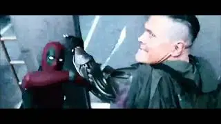 (Deadpool 2) Deadpool & Domino vs Cable military truck fight scene