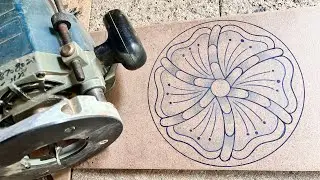 MDF Floral Design CNC Router | Beautiful Wood Carving | Satisfying Machine Work 😍
