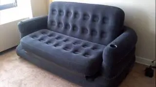 Inflatable Bed Sofa - Intex Pull out Sofa ; inflatable couches, inflatable mattress frame