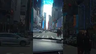 Times square is almost empty 😲, New Year's day 2024. Manhattan NYC.