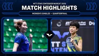 Lee Eunhye vs Joo Cheonhui | WS QF | #WTTMuscat 2025