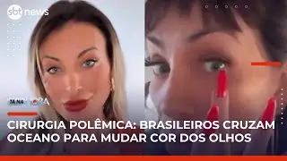 Cirurgia para mudar a cor dos olhos vira febre entre famosos, mas &eacute; proibida no Brasil | #TanaHora