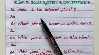 solar system questions and answers | which is the brightest planet | which is the blue planet