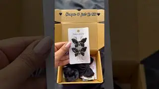 Mini Budget friendly hamper 🖤✨Rs : 499/-  #shorts #trending #giftbox #gift #diy #jewelrypackaging