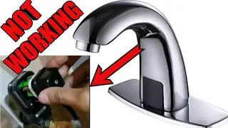 Automatic hand wash faucet sensor not working