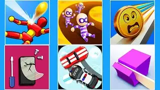 Разбейте Их Все, Escape Masters, Coin Rush, Repair Master 3D, Police Pursuit, ASMR резка