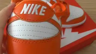 God Nike Dunk Low Syracuse Orange White Retail Materials Ready to Ship
