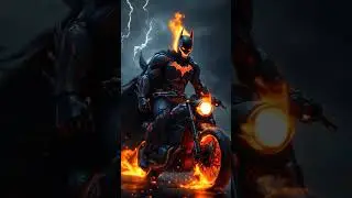 BATMAN + GHOST RIDER#animallover #animalcrossing #animalshorts #mix