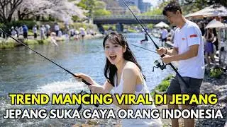 Viral di Jepang! Orang Indonesia Mancing di Jepang, Warga Lokal Ikut Tertarik