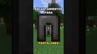 Encantamientos para los PANTALONES | Minecraft #shorts