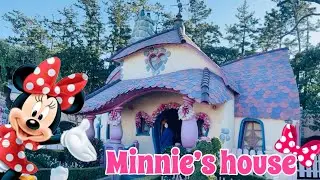Visiting Minnie’s house and Goofy’s house | Tokyo Disneyland