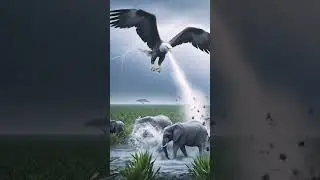 giant eagle attacks using water element,,#shorts