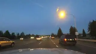 Driving from Olympia to Tacoma, Washington