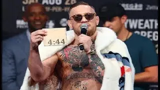 Conor McGregor gives Mayweather the Jay-Z - 4:44 album in disrespect