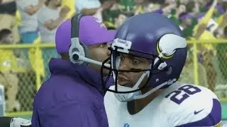 Madden 25 (PS4) Packers vs Vikings Gameplay - 2nd Half