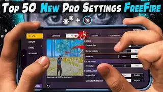 Free Fire Pro Setting [ Secret ] Sensitivity + Fire Button Size | New Headshot Setting ~ 