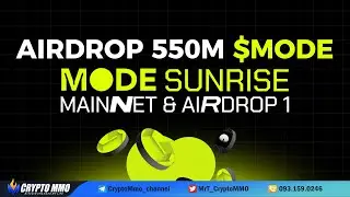 Hướng Dẫn Tham Gia Airdrop L2 Mode Network K&egrave;o Tiềm Năng | X&aacute;c Nhận C&oacute; Airdrop