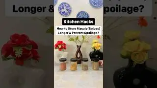 How to Store Masale(Spices) Longer & Prevent Spoilage?#organization #kitchentips #kitchenhacks #home