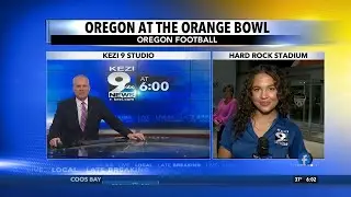 LIVE Oregon at the Orange Bowl
