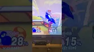 Yoshi Makes Sure Donkey Kong doesn't return #smashbrosbrawl