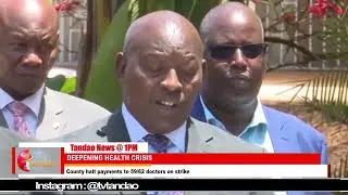 DEEPENING HEALTH CRISIS; County halt payments to 59/62 doctors on strike