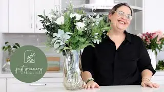 How To Arrange a Flower Bouquet | Just Greenery Winter Subscription Box